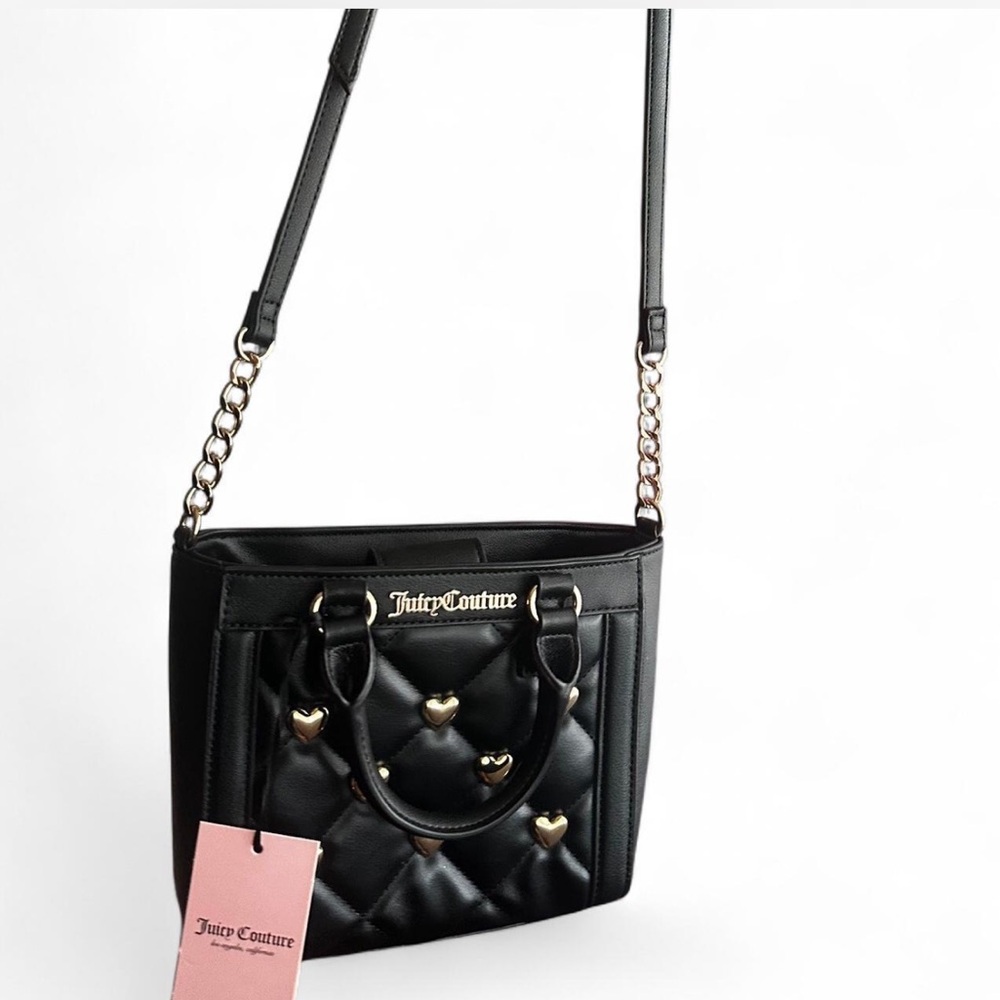 Juicy Couture Black Quilted Shoulder Bag